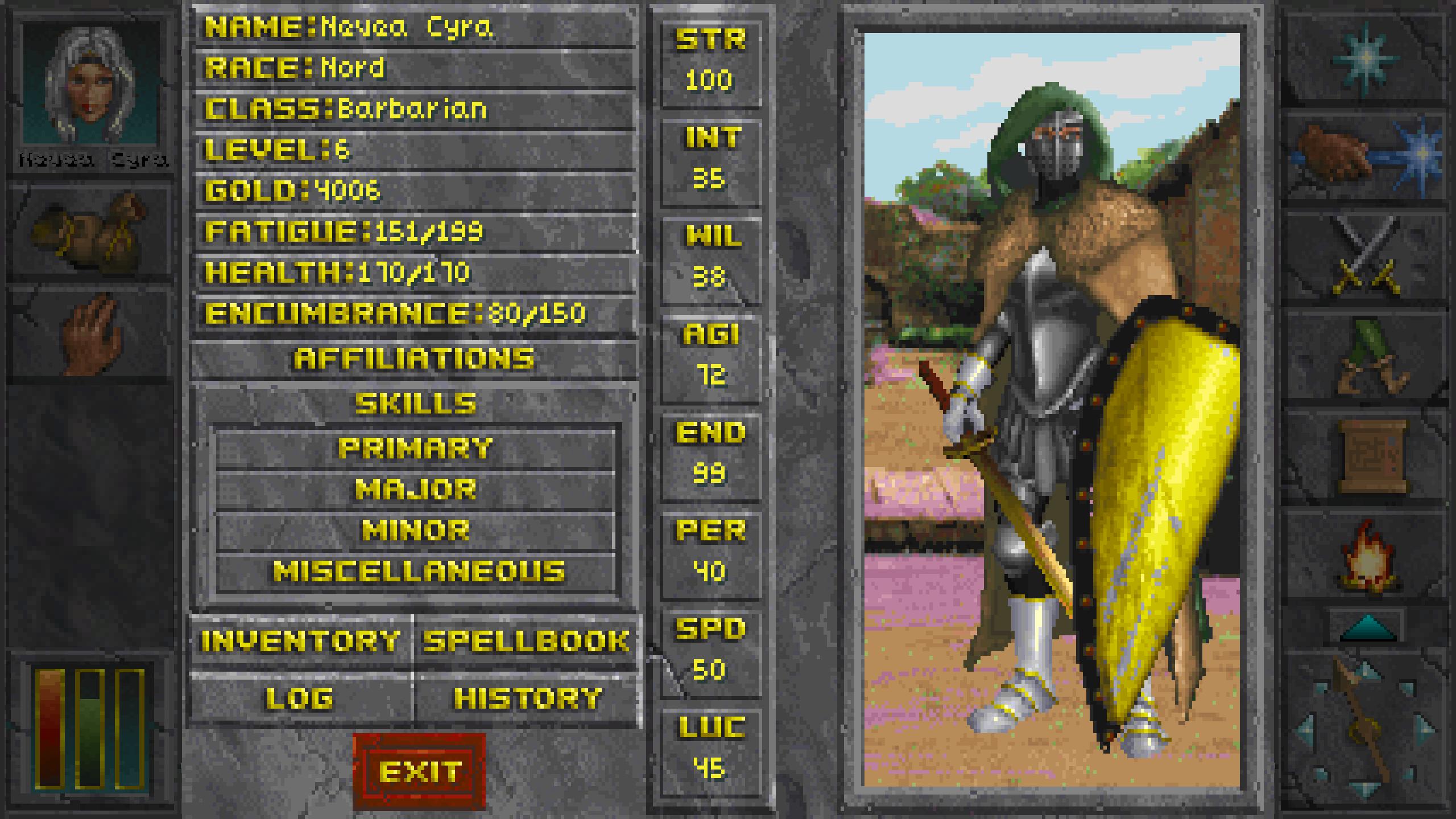 This is my character, Nevea Cyra, as of 2025-12-21.